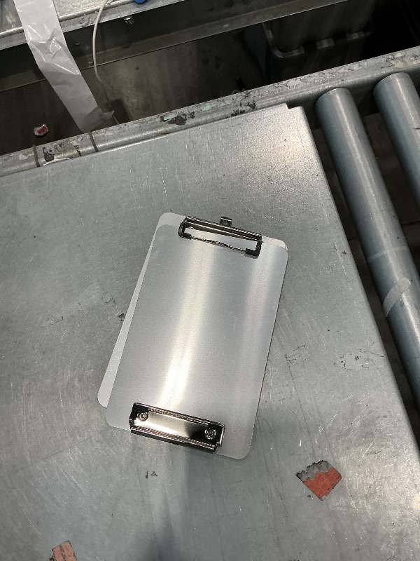 View 1 of 2pc A4 Size PVC Clipboard Folder with Stainless Steel Clip, Mic