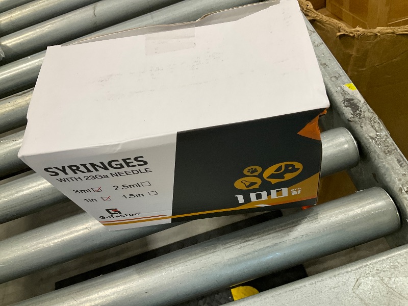 Photo 1 of 100 Pack 3ml Syringes with Luer-Lock Needles