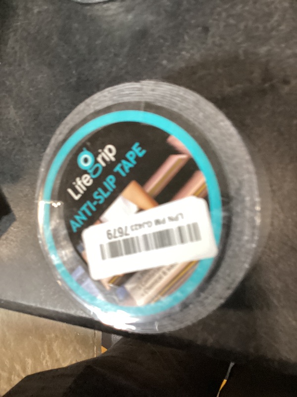 Photo 1 of LifeGrip Anti Slip Safety Tape, 2" x 15', Textured Rubber, Grey