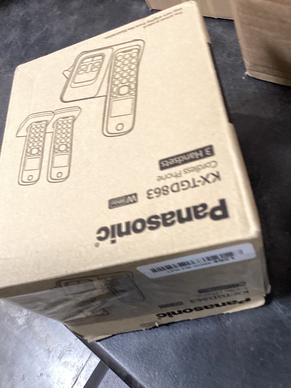 Photo 1 of Panasonic KX-TGD863W Cordless Phone - White