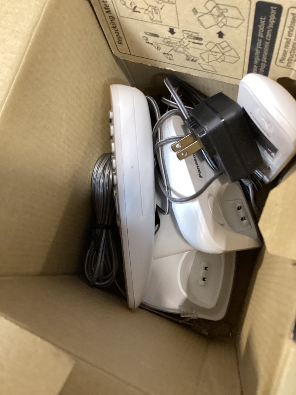 Photo 1 of Panasonic KX-TGD863W Cordless Phone - White