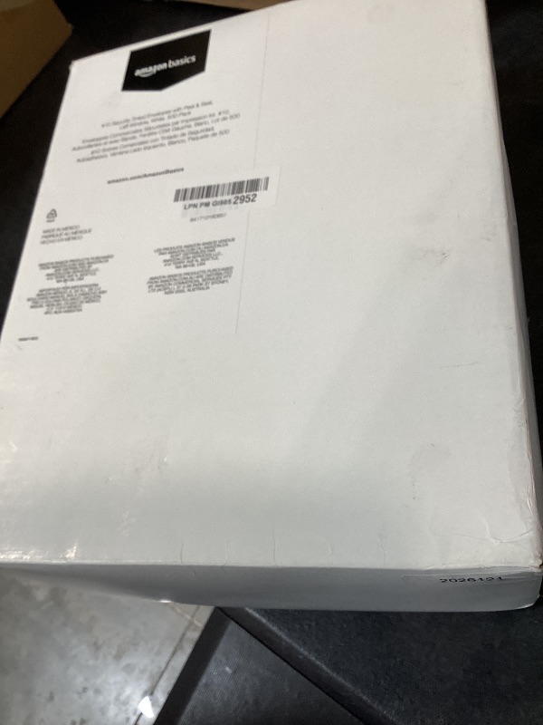 Photo 1 of Amazon Basics #10 Business Envelopes, 500-Pack