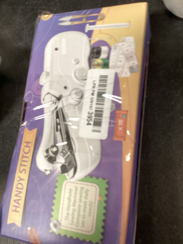 Photo 1 of Handheld Sewing Machine, Quick Sew Mini Electric Sewing Machine, Fast Stitching Easy to Use for Beginners and Adults, Clothes Mending, Hand Sewing Device Fast Stitch Suitable for DIY Home Travel