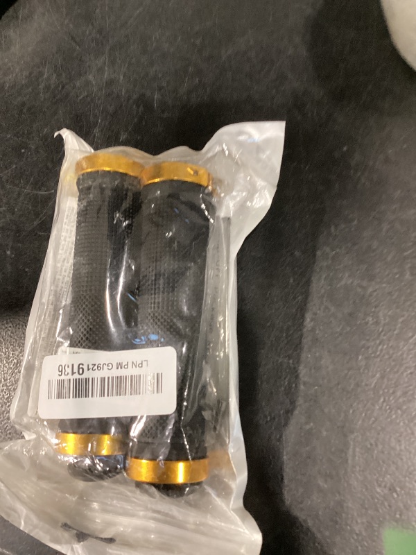 Photo 1 of Kework Golden Bike Grips with Handlebar Caps