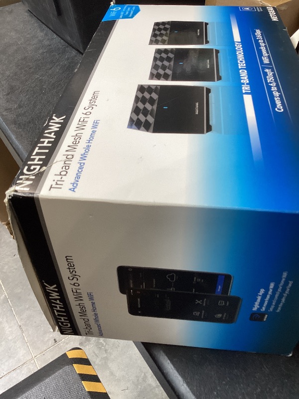 Photo 1 of NETGEAR Nighthawk Tri-Band Mesh WiFi 6 System (MK83)