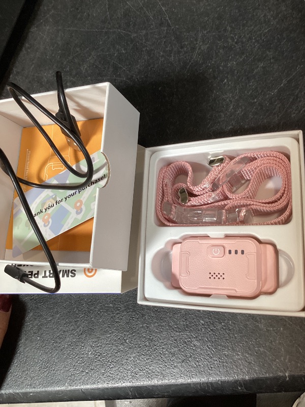 Photo 1 of CurvedMoon GPS Dog Collar - Wireless Pet Fence & Tracker (Pink)