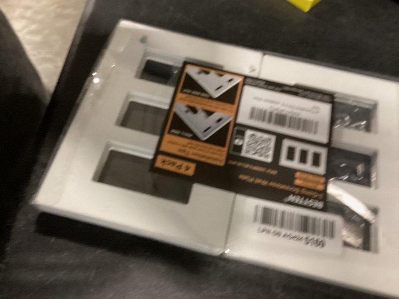 Photo 1 of BESTTEN 4 Pack 3 Gang Screwless Wall Plate