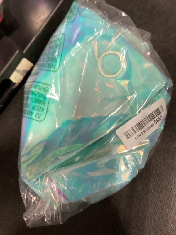 Photo 1 of PatiCool Rainbow Number 6 Balloon - 40 Inch Foil Mylar