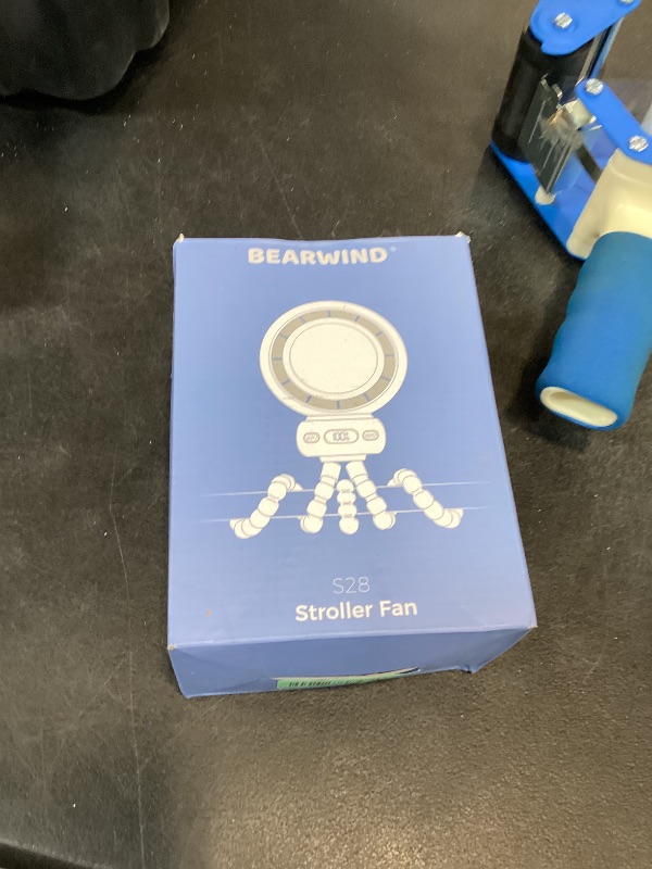 Photo 1 of Bearwind Stroller Fan, Portable Baby Fan with 60° Auto Oscillation, Brown