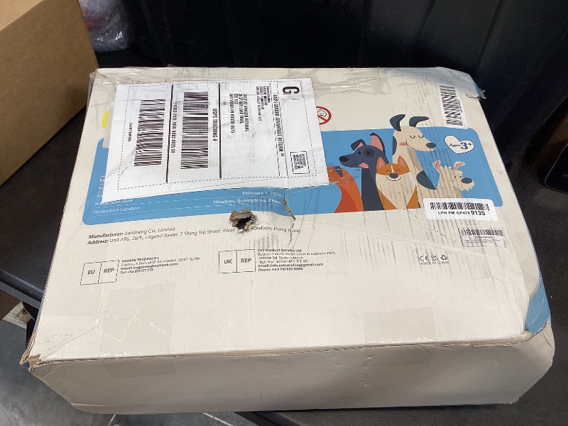 Photo 1 of Peteast Dog Pool for Large Dogs, Foldable Hard Plastic, 71 x 39 x 12 in
