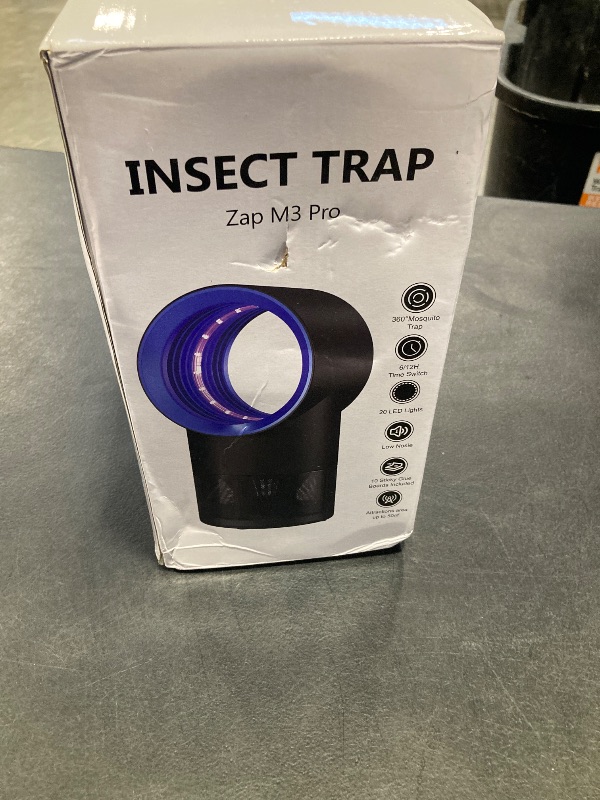 Photo 1 of Fruit Fly Traps for Indoors, Blue Gnat Trap Indoor with Suction & Timer
