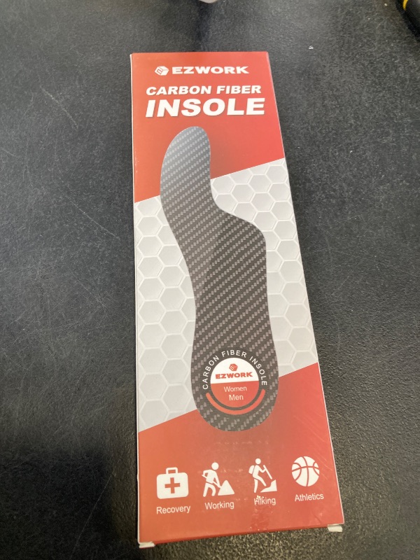 Photo 1 of Morton's Extension Orthotic, Recovery Carbon Fiber Insole-Rigid Foot Support Shoe Inserts for Morton's Toe, Turf Toe, Hallux Limitus, Hallux Rigidus, Arthritis and Broken Big Toe-1Pc Length 10.43"