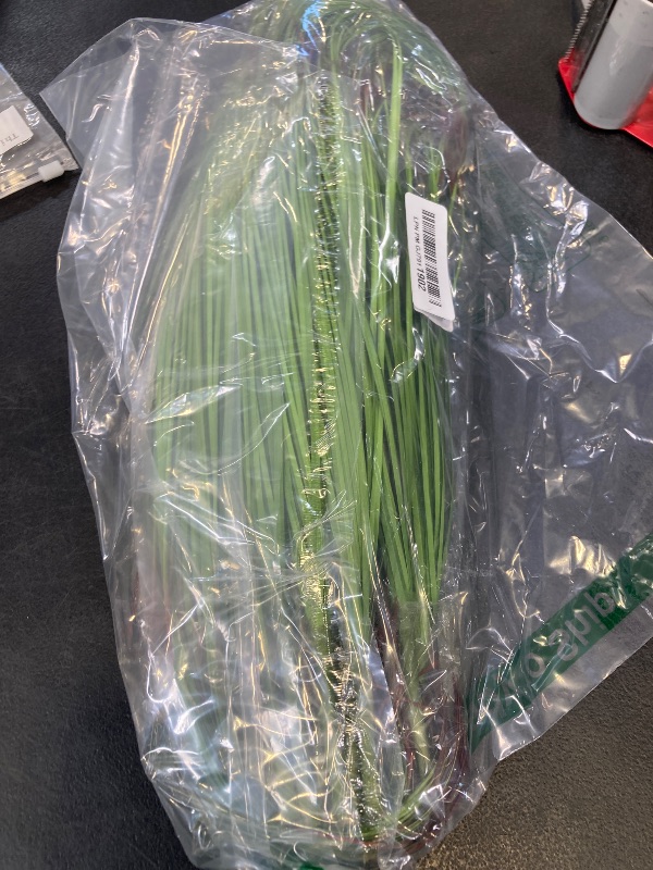 Photo 1 of Sweetyear 24PCS Artificial Plants Outdoor, 21" Faux Grass Greenery Stems