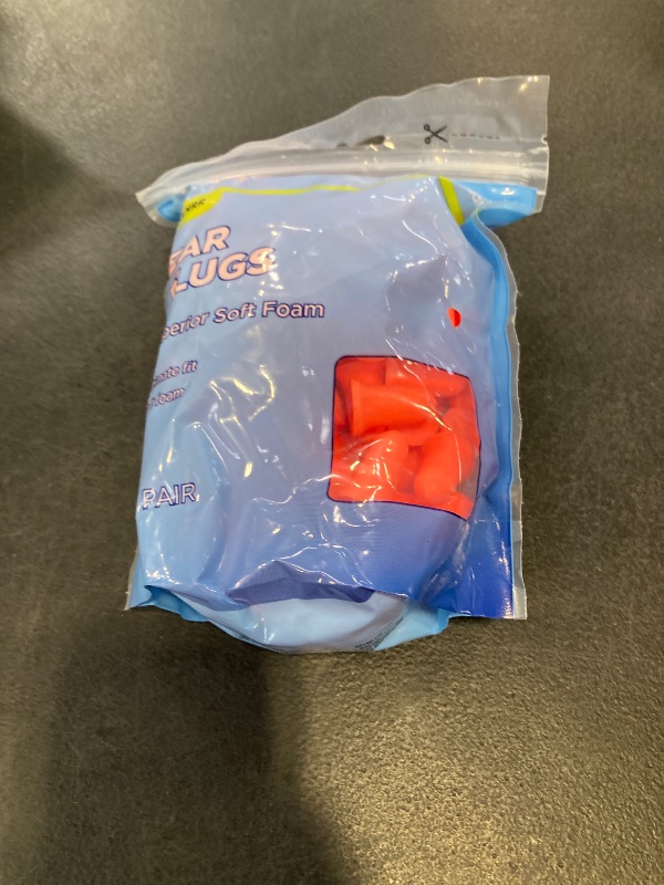 Photo 1 of Amazon Basic Care Soft Foam Earplugs, 50 Pairs
