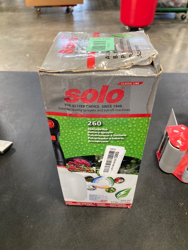Photo 1 of SOLO 260 Battery-Powered One-Hand Sprayer, 1L