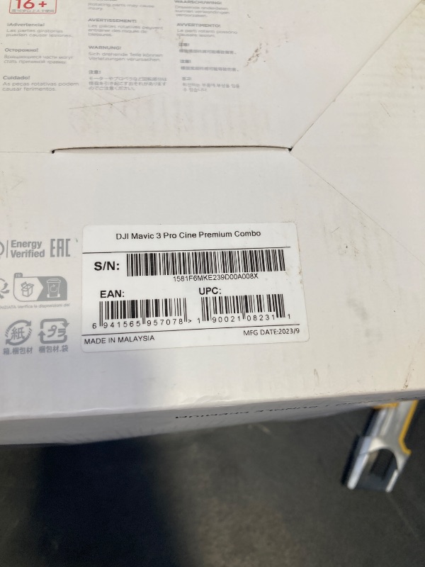 Photo 1 of *** PLEASE SEE NOTE *** DJI Mavic 3 Pro Cine Drone with DJI RC Pro