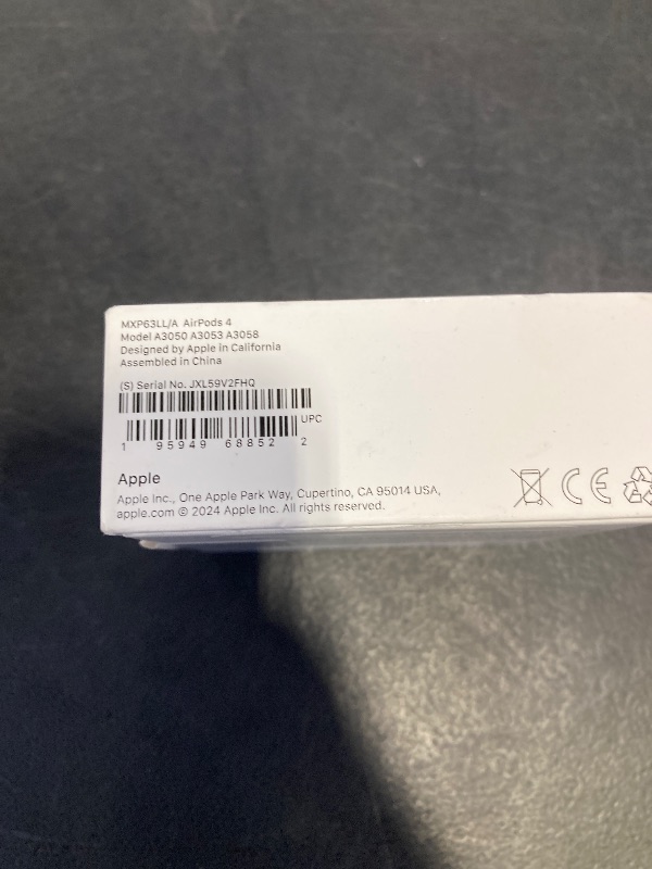 View 2 of Apple AirPods 4 Wireless Earbuds, Bluetooth Headphones, Personalized Spatial Audio, Sweat and Water Resistant, USB-C Charging Case, H2 Chip, Up to 30 Hours of Battery Life, Effortless Setup for iPhone