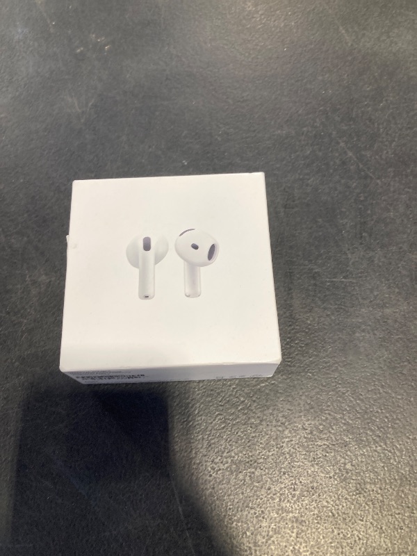 View 3 of Apple AirPods 4 Wireless Earbuds, Bluetooth Headphones, Personalized Spatial Audio, Sweat and Water Resistant, USB-C Charging Case, H2 Chip, Up to 30 Hours of Battery Life, Effortless Setup for iPhone