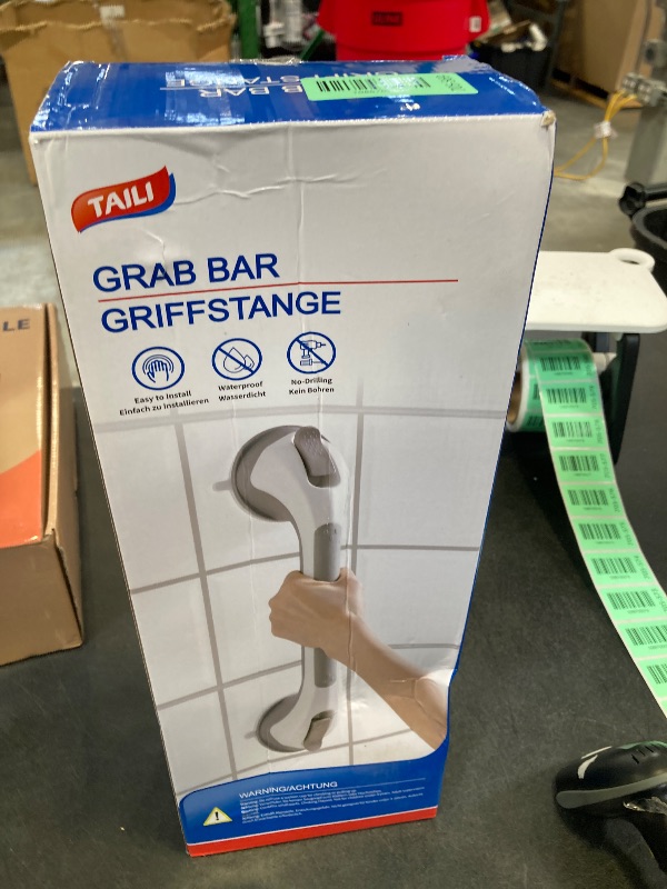 Photo 1 of TAILI Grab Bars, 2 Pack, 16.8", Gray