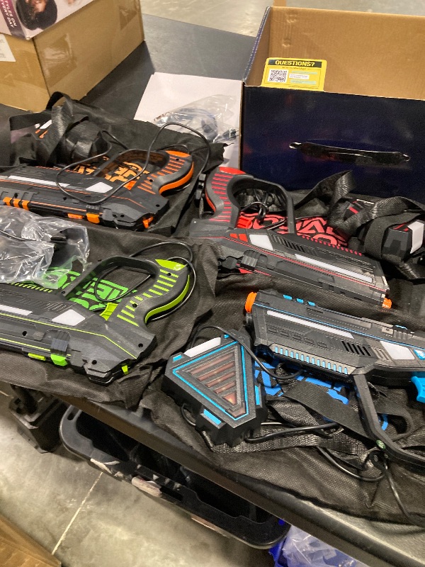 Photo 1 of Squad Hero Rechargeable Laser Tag Set - 4 Guns & Vests