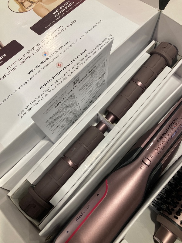 Photo 1 of Shark FlexFusion Ceramic Air Styler, Blush HD641S