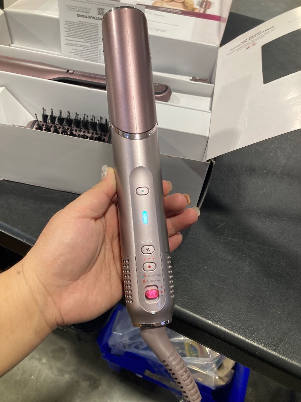 Photo 1 of Shark FlexFusion Ceramic Air Styler, Blush HD641S