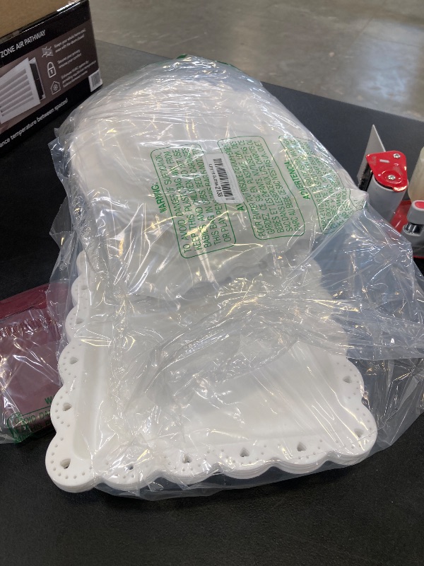 Photo 1 of NWK 11-Piece Cake Stand Set with Tablecloth (White)