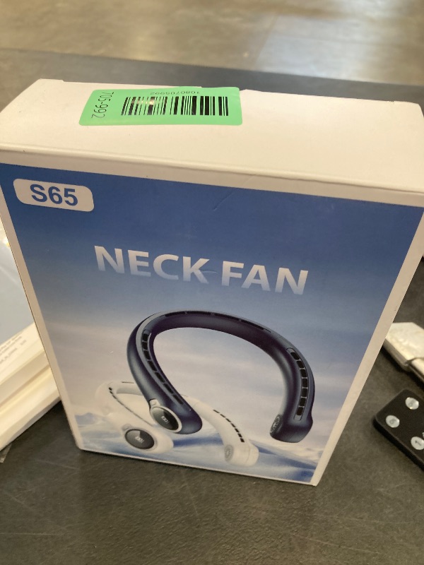 Photo 1 of BNBZ Portable Neck Fan, 6000mAh, 4 Speeds, Black
