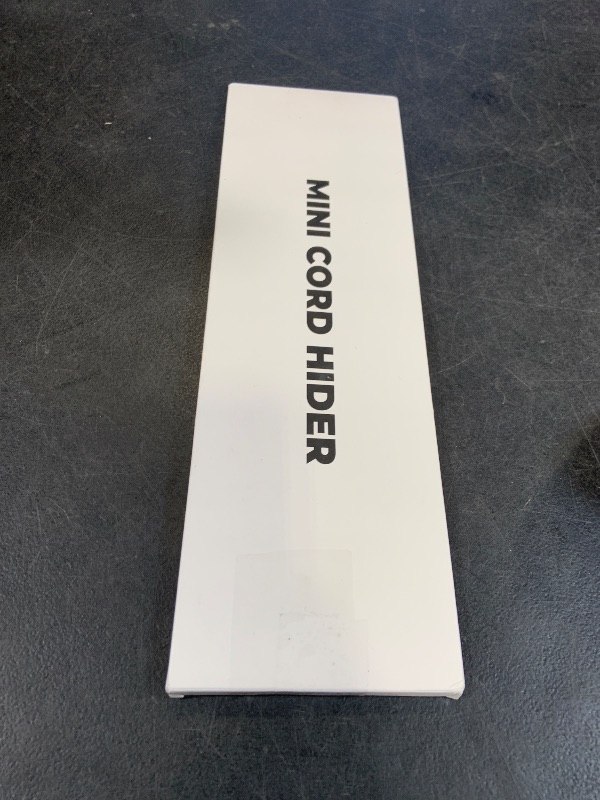Photo 1 of Yecaye 128in Mini Cord Hider, White