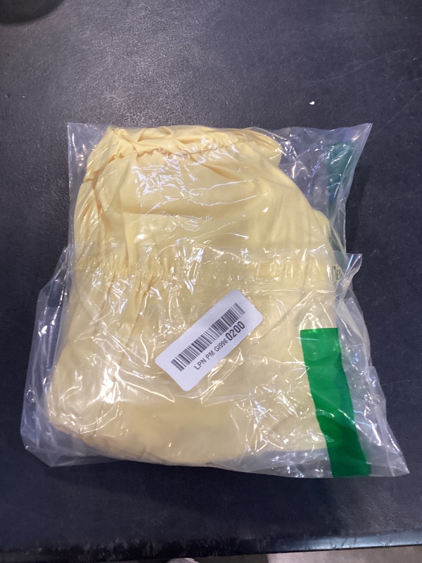 Photo 1 of SHAPELLX One Piece Swimsuit Tummy Control Ruched Lace-Up Back Yellow XL