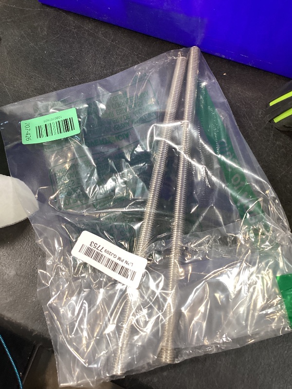 Photo 1 of Stainless Steel Fully Threaded Rod,1/2" -13 Thread Size, 12-Inch Length, Right Hand Threads, 304 Stainless Steel Threaded Screwand-Studs(2 Pieces)