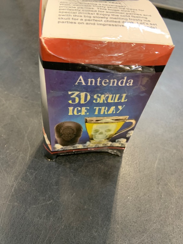 Photo 1 of Antenda 3D Skull Ice Cube Mold (2 PCS)