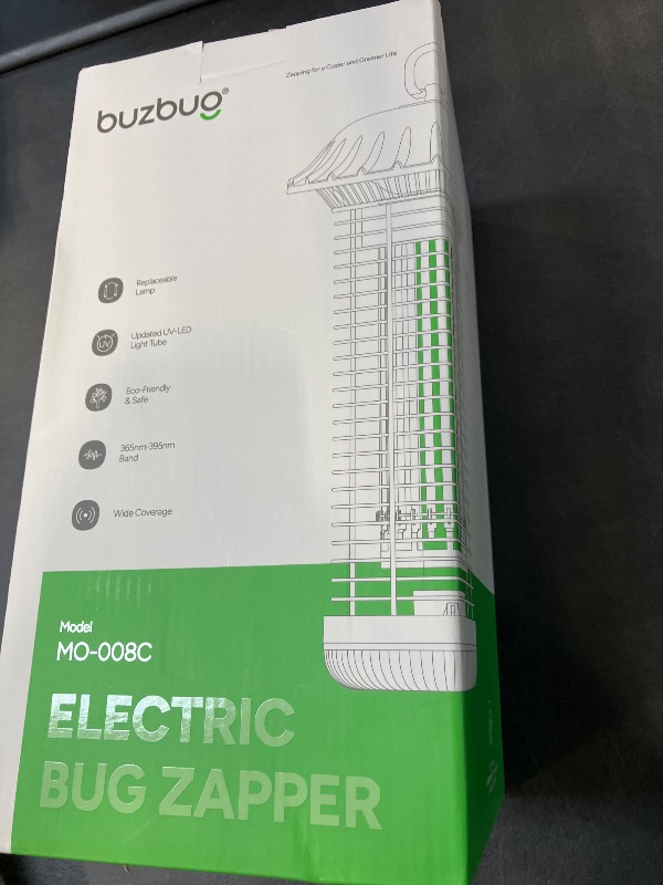 Photo 1 of Buzbug LED Bug Zapper - Dual Band Attraction, 50000 Hrs Lifespan