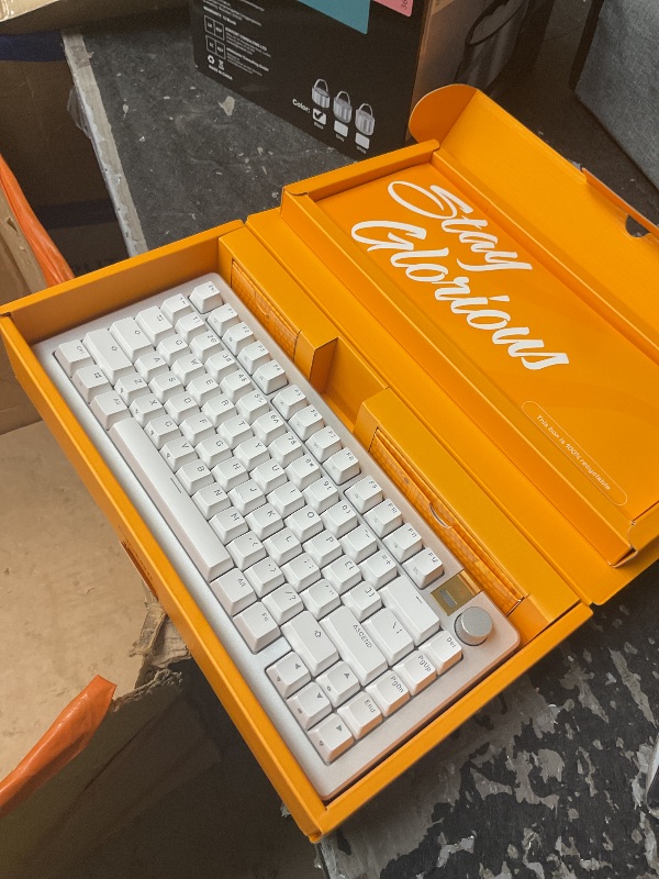 Photo 1 of GLORIOUS Gaming - GMMK 3 PRO HE: Wireless Gaming Keyboard Rapid Trigger, Hall Effect, Aluminum Body, 8K Polling Rate, Hotswap MX & Magnetic Switches, Adjustable Actuation, ANSI 75% Tenkeyless (Black)