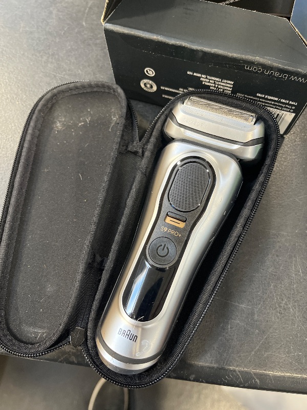 Photo 1 of Braun Series 9 PRO+ Electric Razor for Men, 5 Pro Shave Elements & Precision Long Hair Trimmer, 6in1 SmartCare Center, Wet & Dry Electric Shaver for Smooth Skin with 60min Battery Runtime, 9517s