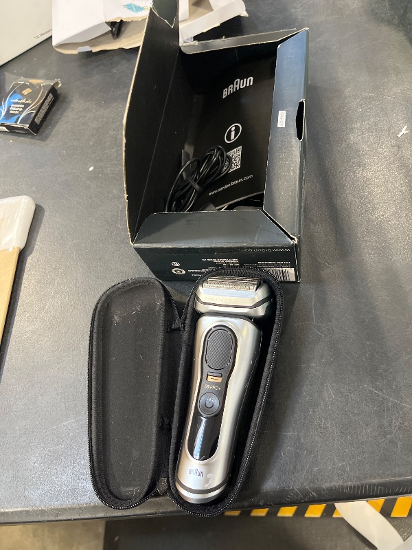 Photo 1 of Braun Series 9 PRO+ Electric Razor for Men, 5 Pro Shave Elements & Precision Long Hair Trimmer, 6in1 SmartCare Center, Wet & Dry Electric Shaver for Smooth Skin with 60min Battery Runtime, 9517s