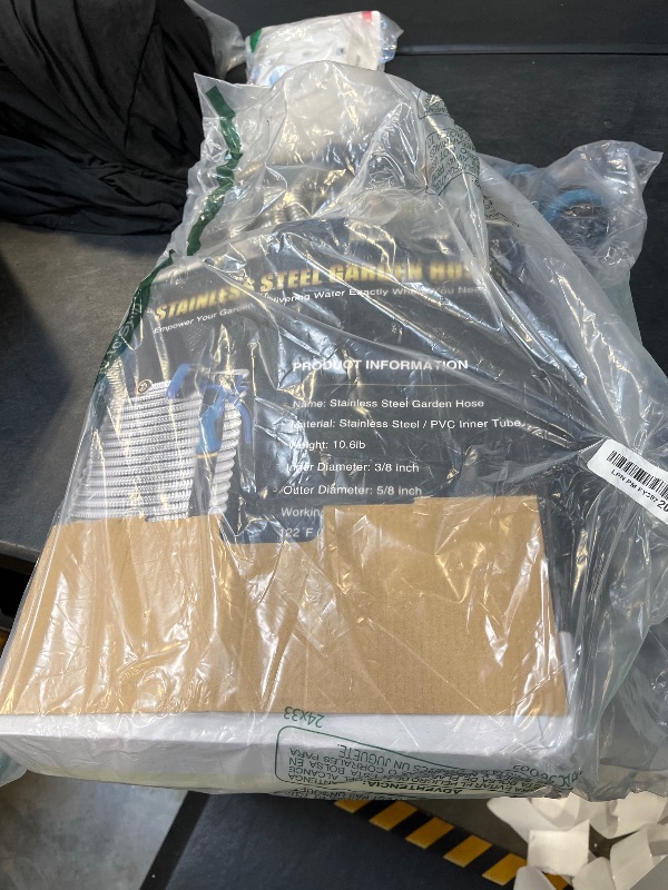 Photo 1 of Lefree 100ft Metal Garden Hose with Upgraded Leak?Proof Rubber Sleeve