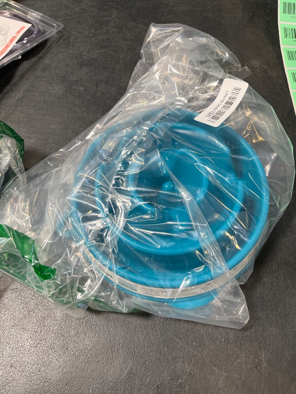 Photo 1 of Outward Hound Fun Feeder Slo Bowl - Medium, 2-Cup, Turquoise