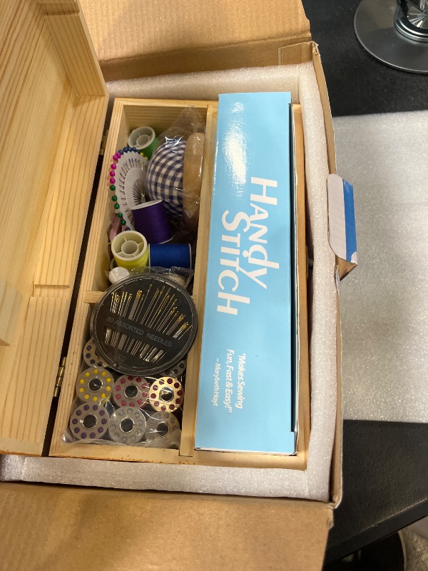 Photo 1 of Zasidler Handheld Sewing Machine with 142-Piece Kit