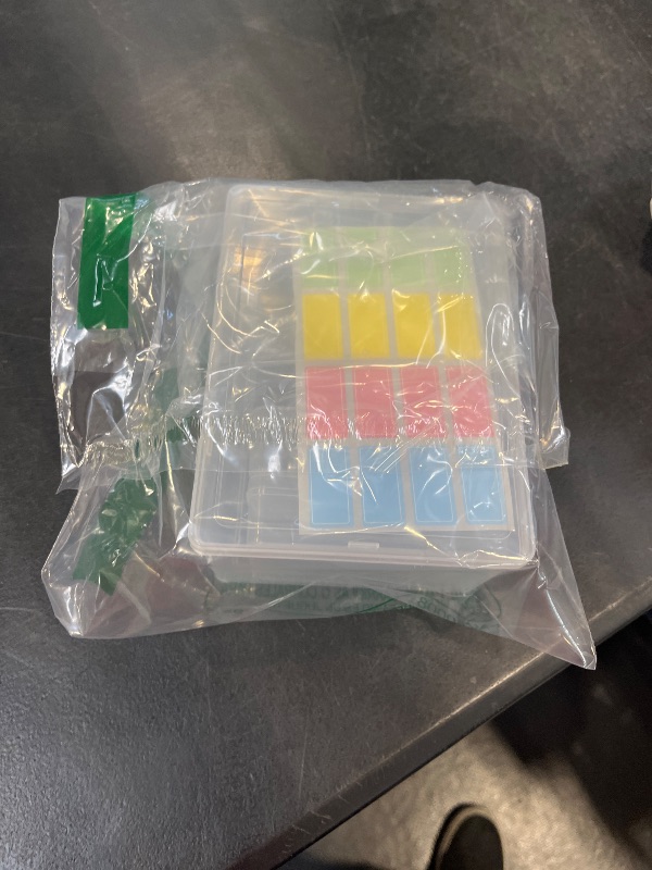 Photo 1 of zoeynex Clear Plastic Business Card Storage Boxes - 6 Pack