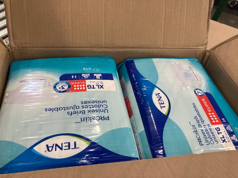Photo 1 of TENA Proskin Super Briefs XL Incontinence Adult Diapers