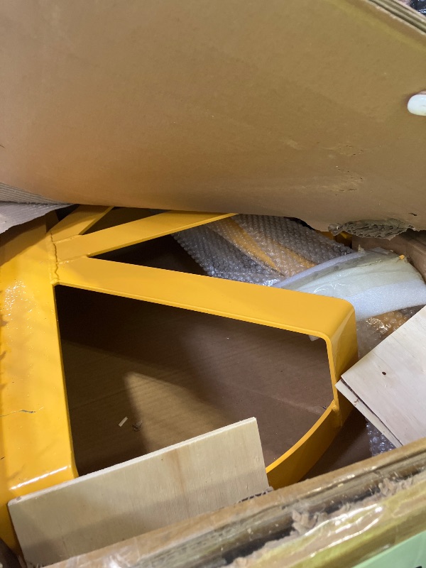 View 3 of VEVOR 55 Gallon Drum Dolly - 1,200 lbs Capacity, Yellow