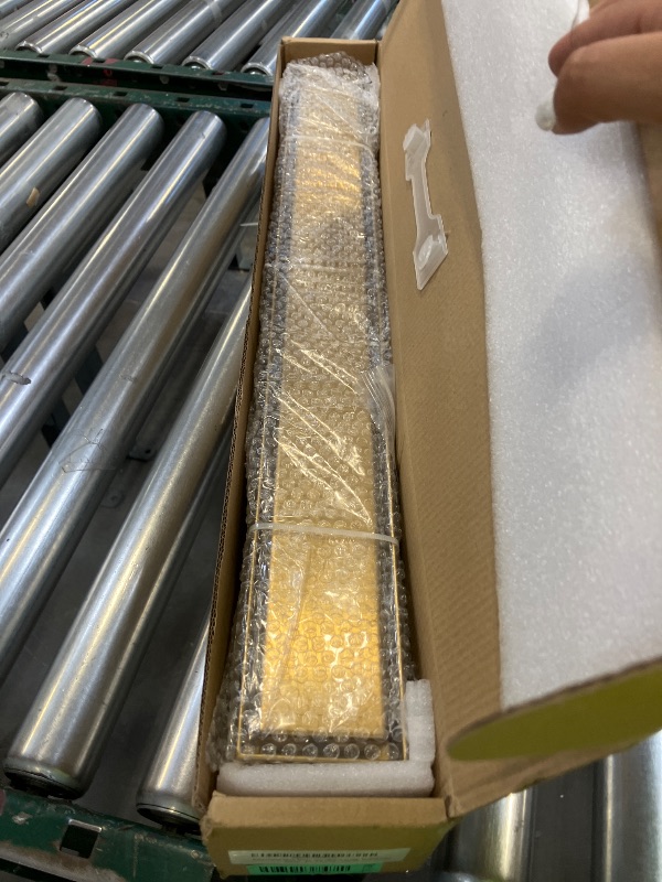 Photo 1 of 24 Inch Linear Shower Drain-Brushed Gold, with Tile Insert Grate