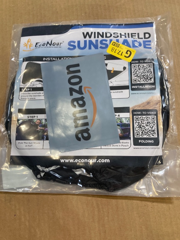 Photo 1 of EcoNour Car Windshield Sun Shade, Front Window Sun Blocker for SUVs,Sedan