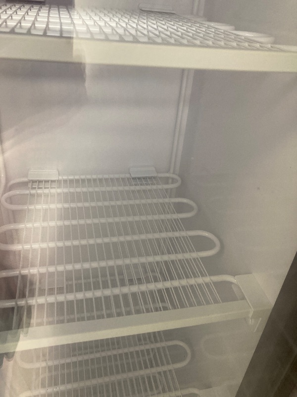 Photo 1 of KoolMore 17 in. Slim Commercial Merchandiser Freezer with Manual Defrost, 6.5 Cu. Ft. Capacity, ETL Listed in Black (KM-MDF-17S)