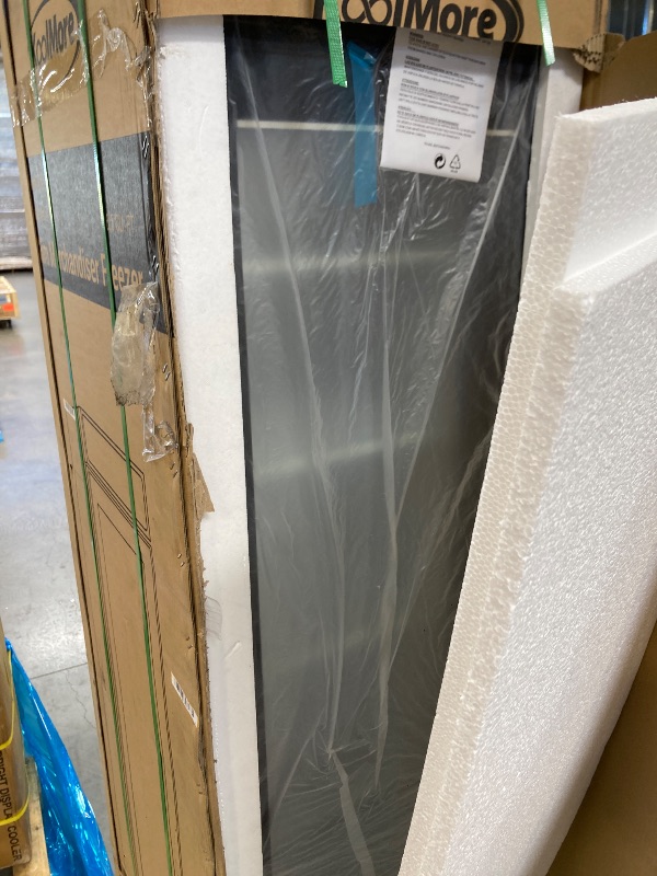 Photo 1 of KoolMore 17 in. Slim Commercial Merchandiser Freezer with Manual Defrost, 6.5 Cu. Ft. Capacity, ETL Listed in Black (KM-MDF-17S)