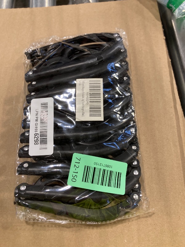 Photo 1 of 10 Pcs Travel Hangers, 2026 Cruise Ship Essentials, Foldable Plastic Hangers for Suitcase, Portable Travel Must Haves for RV Camping Hotel Europe Vacation (Black)