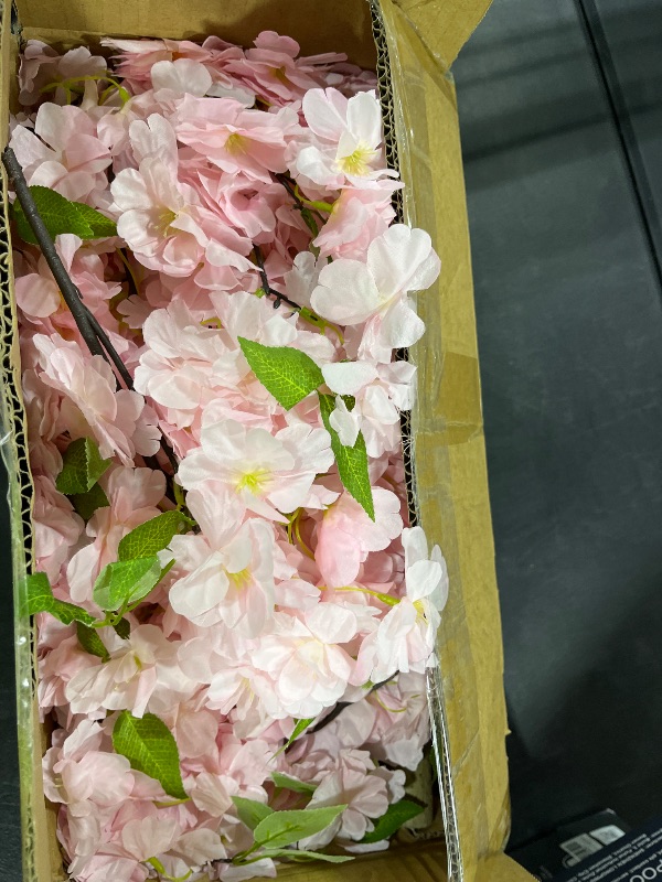 Photo 1 of KANEODOT 4FT Artificial Cherry Blossom Tree (2 Pack)