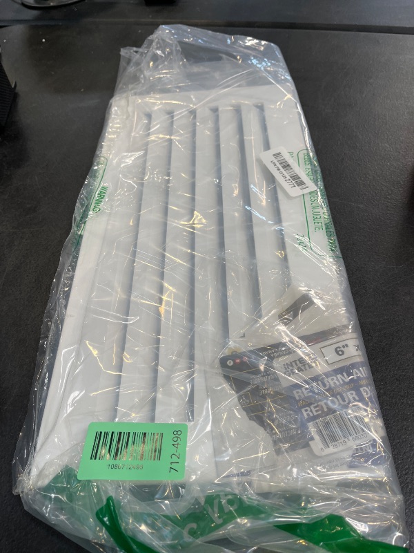 Photo 1 of Inte-Grates Screwless Cold Air Return Vent Cover - 6x14 Inch