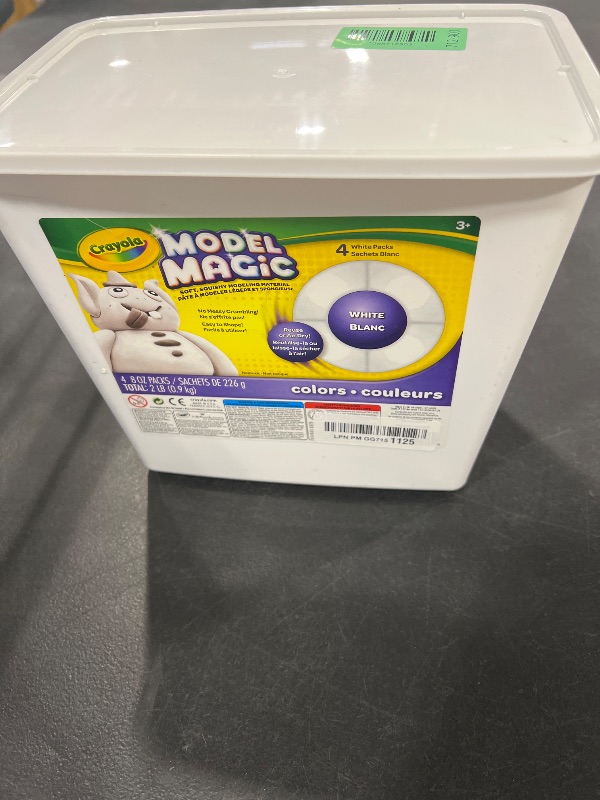 Photo 1 of Crayola Model Magic White, 4-Pack (8 oz Each)